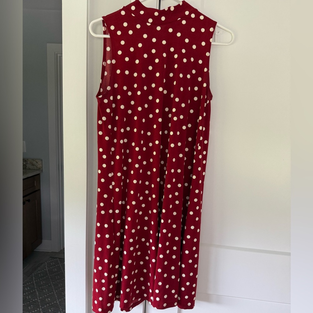 Polka Dot sleeveless dress- size SM